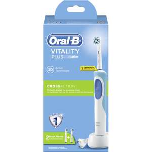 Oral-B Vitality Crossaction elektrische Zahnbürste mit 2 Bürsten