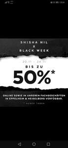 "Black-Week" bis Samstag bei Shisha-Nil (u. A. 20% auf Wookah