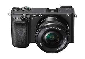Sony Alpha 6300 E-Mount Systemkamera (24 Megapixel, 7,5 cm (3 Zoll) Display, XGA OLED Sucher, L-Kit 16-50 mm Objektiv)