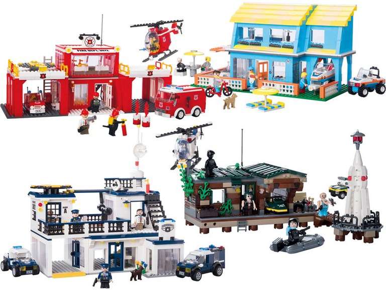 Lego Klon von Lidl:  Playtive Polizeistation 19,99€ usw