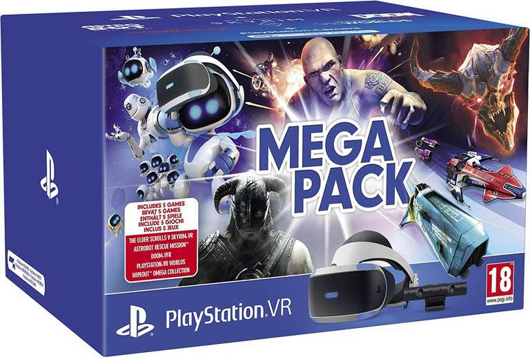 Sony PlayStation VR V2 + PlayStation Camera + 5 PS4 VR Spiele (Cdiscount/Amazon.fr)