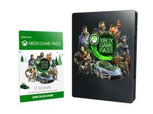 [Mediamarkt] Xbox Game Pass 12 Monate (Steelbook), Gutscheinkarten verwendbar, ideal als Geschenk