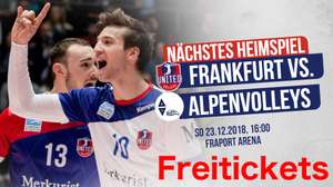 Exklusiv MyDealzer: Freitickets Volleyball Bundesliga United Volleys Frankfurt 23.12 (Mainz, Wiesbaden)