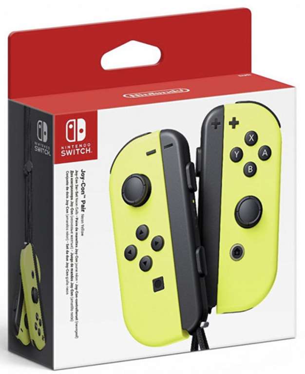 Nintendo Switch Joy-Con Controller 2er-Set Neon-Gelb für 59,90€ inkl. Versandkosten mit Paydirekt