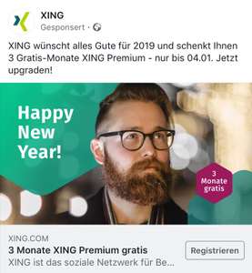[XING] Premium 3 Monate kostenlos *Neu- und Bestandsmitglieder*