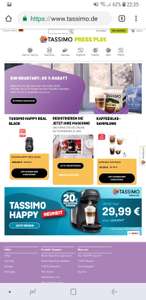 Tassimo ø1.90€ bis ø2,15€/Pkg. Online 20% Rabatt bei 45€  MBW und kostenlosen Versand MBW 45€
