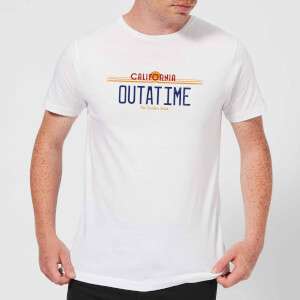 Zurück in die Zukunft T-Shirt "Outatime" (100% Baumwolle, Männer- & Frauenschnitt, Größen XS bis 5XL)
