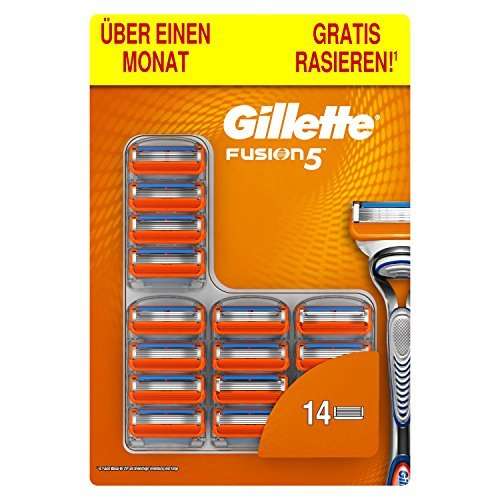 Gillette Fusion 14er-Pack im Rossmann (1,59€/Klinge)
