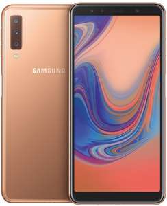 [AUT] Nur heute: SAMSUNG Galaxy A7 (2018) mit Triple Kamera in gold für 199€