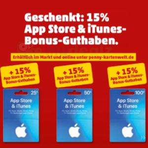 [Penny] 15% extra Guthaben auf App Store & iTunes Geschenkkarte
