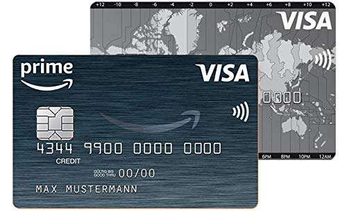 Amazon Visa Karte mit 70€ Startguthaben für Neukunden & kostenloser Haupt- & Partnerkarte [Amazon Prime]