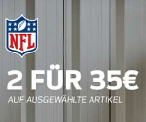 2 NFL T-Shirts für 35€ u.a. Patriots, Seahawks, Packers und viele mehr! Versandkosten sparen mit dem Code NFLAFFIL