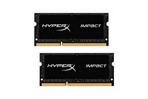 Kingston HyperX Impact 16GB Kit SO-DIMM DDR3 PC3-12800 CL9 für 77,99€ (Amazon)