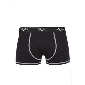 Baumwollschlüppi - Nebulus Versace 19V69 Boxershorts 2er-Pack in grau oder schwarz