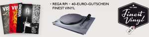 12 Monate Visions, Rega RP1 + Ortofon 5E + 40 EUR Einkaufsgutschein finestvinyl