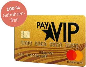 Kostenlose Reisekreditkarte: payVIP MasterCard Gold inkl. 40€ Amazon Gutschein und 10€ Shoop