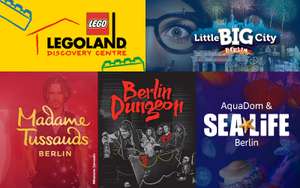 [Berlin] Kombi-Ticket für 4 Attraktionen: Madame Tussauds, AquaDom & SEA LIFE, Dungeon, Legoland DC inkl. Express-Einlass