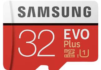 SAMSUNG Evo Plus, 32 GB, Mini-SDHC, Micro-SDHC Speicherkarte, 95 MB/s für 5€ versandkostenfrei [Saturn]