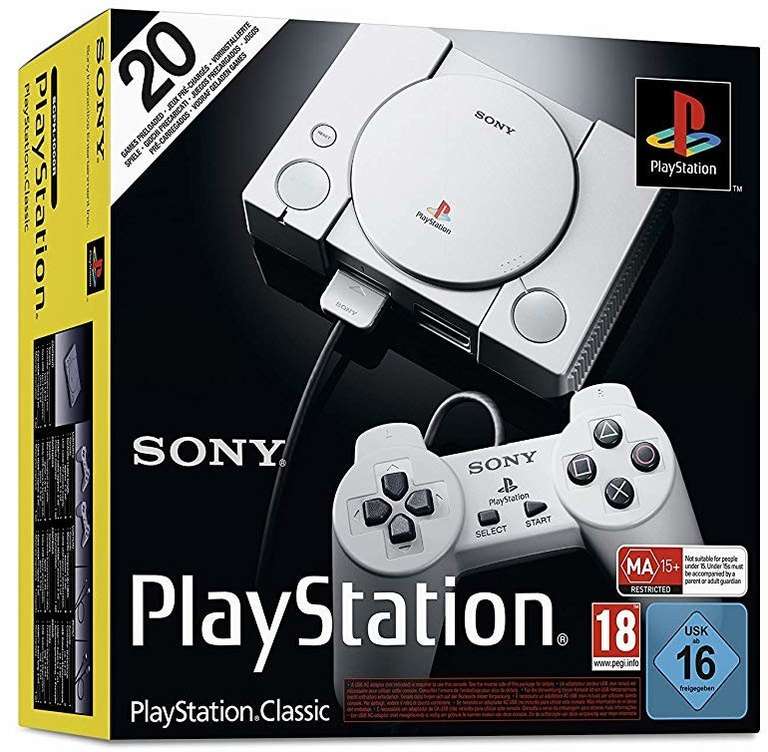 Sony PlayStation Classic Konsole mit 2 Controller für 34,80€ inkl. Versandkosten [Rakuten Paydirekt]