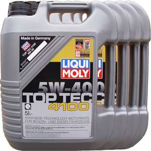[Preisfehler]  LIQUI MOLY TOP TEC 4100 5W-40, 20 Liter für 16,54€ und andere Öle