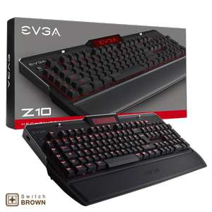 EVGA Z10 Mechanische Gaming Tastatur (Brown Switches)