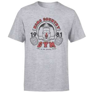 Nintendo Donkey Kong Country Gym T-Shirt (S bis XXL, 90% Baumwolle, 10% Polyester)