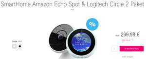Amazon Echo Spot + Logitech Circle 2  zum Bundlepreis !