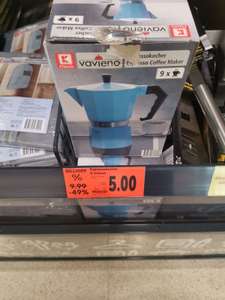 [Lokal] Espressokocher K-Classic 9 Tassen Blau und Silber [Kaufland Cottbus]
