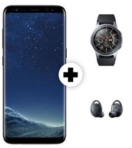 Samsung Galaxy S8 und Watch 46mm BT und Kopfhörer IconX im MD Vodafone (1 GB LTE, Allnet-Flat) für mtl. 21,99€