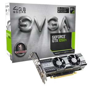[EVGA Shop] EVGA GeForce GTX 1050 Ti GAMING,4GB GDDR5, ACX 2.0, Low Profile + PowerLink Adapter inkl. Versand