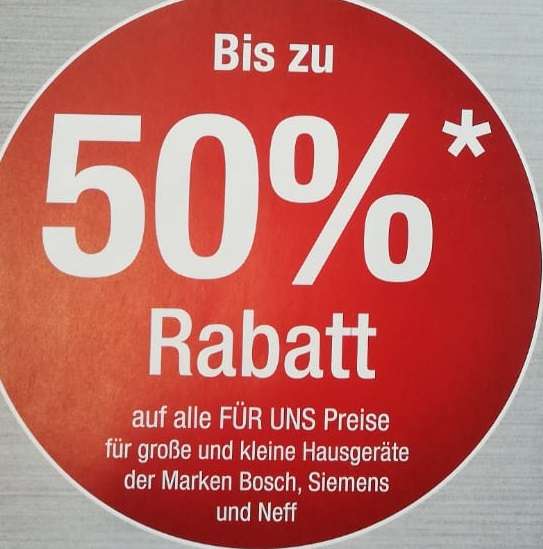 [lokal DD] Bis zu 50% im Für uns Shop Filiale Dresden