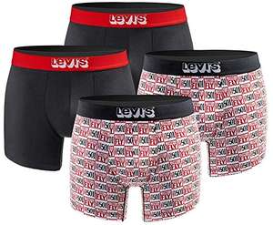 LEVIS Herren Boxershort Limited Style Edition 4er Pack [Amazon Blitzangebot]