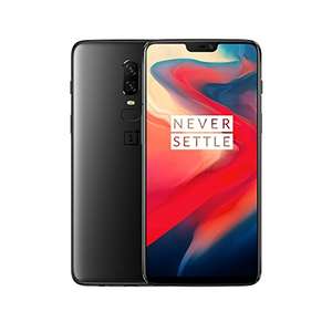 OnePlus 6 Smartphone (15,95 cm (6,28 Zoll) 19:9 Touch-Display, 128 GB interner Speicher, Android 8.1 Oreo / Oxygen OS 5.1), Midnight Black