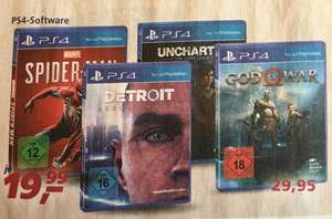 PS4 Spiele REAL Bundesweit 01.07 - 06.07 (z.B Spider-Man, Detroit Become Human, Uncharted The Lost Legacy für je 19,99€)