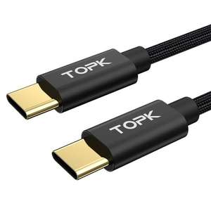TOPK AN80 60 W 3A USB Typ C zu USB C Kabel für Samsung Galaxy S10 S9 Plus Hinweis 9 oneplus 6 t Typ-C PD QC3.0 Schnelle Ladekabel