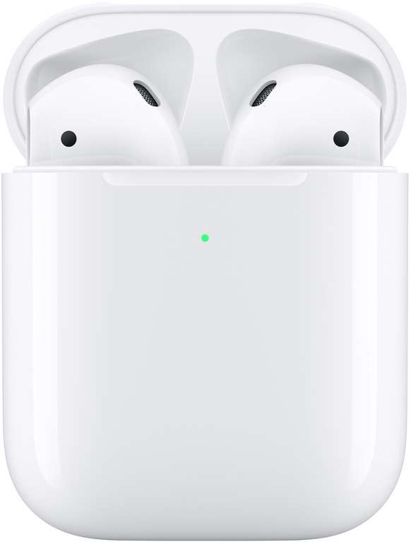 Apple AirPods 2 mit kabellosem Ladecase MRXJ2ZM/A für 161,91€ inkl. Versandkosten [Cyberport mit ebay Plus]