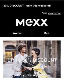 Sale bei Mexx online 80%
