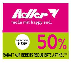 Adler Mode: Jetzt 50% Extra-Rabatt im Sale!