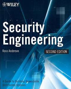 [eBook]Security Engineering: A Guide to Building Dependable Distributed Systems - Ross Anderson