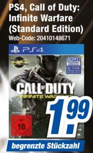 [Expert bundesweit Filialabholung] Call of Duty: Infinite Warfare / Destiny 2 PS4 für je 1,99€ | God of War PS4 für 24,99€