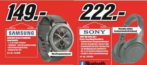 [Regional Mediamarkt Eschweiler-Nur am 01.09] Samsung Gear S3 Smartwatch für 149,-€ // Sony WH-1000 XM3 für 222,-€