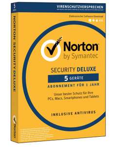 Norton Security Deluxe, 5 Geräte [Rakuten]
