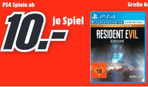 [Lokal: Media Märkte Schweinfurt, Bad Neustadt] Resident Evil 7: Biohazard Gold Edition (PS4) | Mass Effect:Andromeda Xbox One =4€