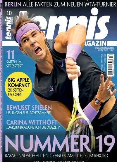 Tennis Magazin Abo (10 Ausgaben) für 68 € mit 60 € Amazon-Gutschein
