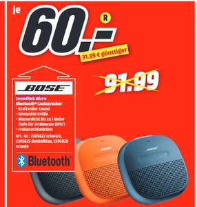 [lokal: MM Heilbronn]  Bose SoundLink Micro für 60€ |  Honor 9 Lite Glacier Grey für 100€ | D-Link DGS-100 Desktop Gigabit Switch für 10€