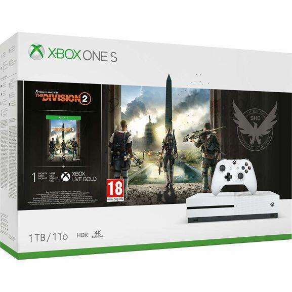 Xbox One S 1TB - Tom Clancy's The Division 2 Bundle + FIFA 20 für 194,99€ (Gamestop)