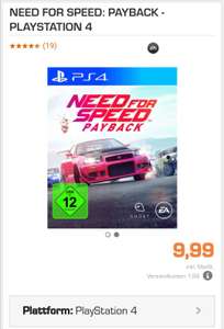 [Nur Lokal bei Verfügbarkeit] Need For Speed Payback PS4 /Xbox one