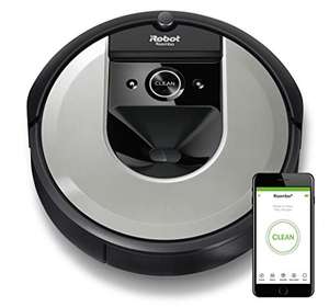 iRobot Roomba i7 (i7156) Saugroboter, intelligente Raumerfassung, 2 Multibodenbürsten, WLAN App [Amazon.de]