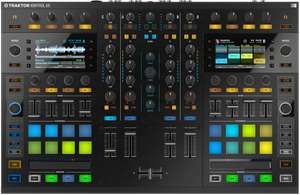 Native Instruments Traktor Kontrol S8: DJ Controller (4-Deck, 2 Farb-Displays, 24-Bit/48kHz, 16 Multi-Color-Pads)