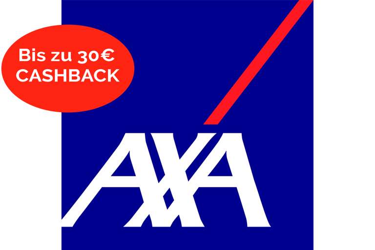 Bis zu 30€ Cashback für neue AXA Versicherung! Gilt für Zahnzusatz, KFZ, und Privathaftpflicht